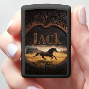Jack's Paard loopt door het veld