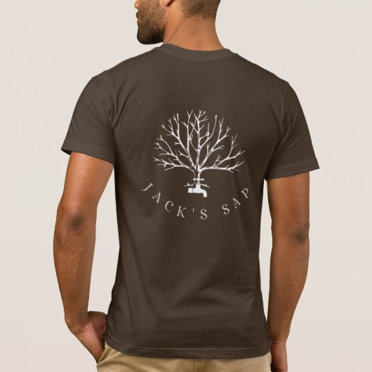 Jack's Sap T-Shirt Pocket Homme & Back Design  (Dos)