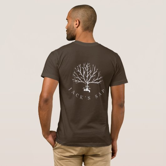 Jack's Sap T-Shirt Pocket Homme & Back Design  (Dos entier)