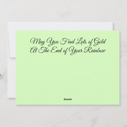 Jack's St. Patrick's Day Chat/ Kitten - Carte Plat (Dos)