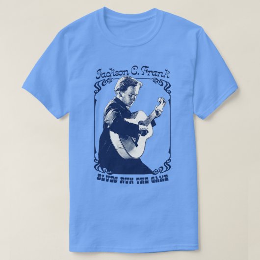 Jackson C Frank Retro Fan Art T-shirt (Design voorkant)