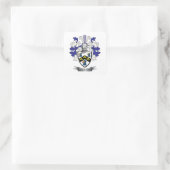 Jackson Coat of Arms Vierkante Sticker (Tas)