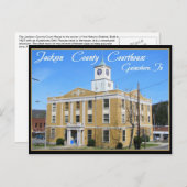 Jackson County Courthouse - Gainesboro, TN Briefkaart (Voorkant / Achterkant)