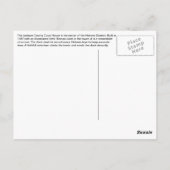 Jackson County Courthouse - Gainesboro, TN Briefkaart (Achterkant)