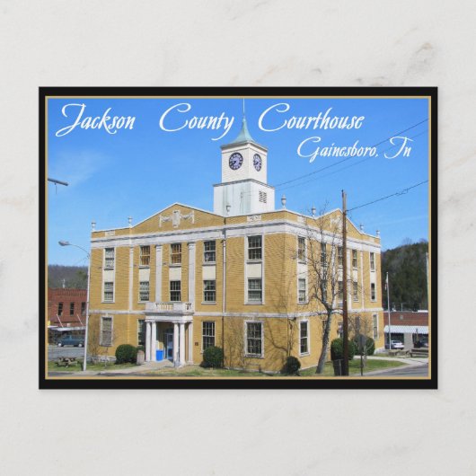 Jackson County Courthouse - Gainesboro, TN Briefkaart (Voorkant)