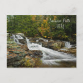 Jackson Falls, carte postale NH (Devant)