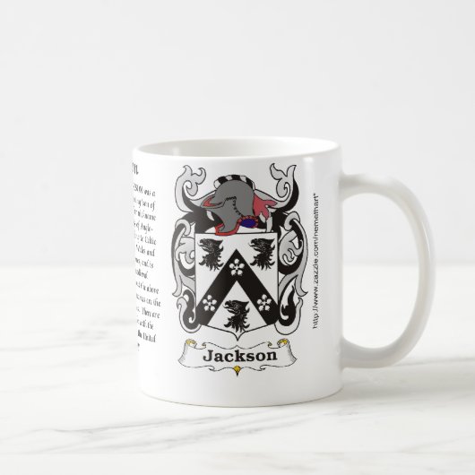 Jackson Family Coat of Arms a mok (Rechts)