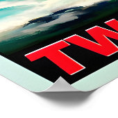 Jackson Georgia Affiche de la TWA Trans World Airl (Coin)