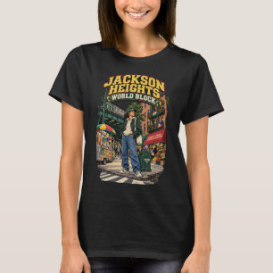 Jackson Heights World Block NYC T-shirt