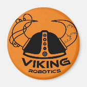 Jackson High School Viking Robotics Magnet (Devant)