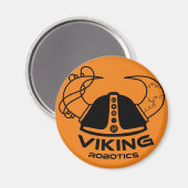 Jackson High School Viking Robotics Magnet Magneet (Voorkant / Achterkant)