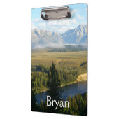 Jackson Hole-bergen en rivier Klembord (Links)