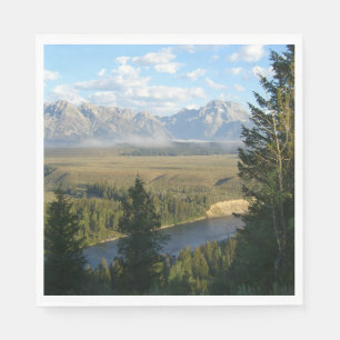Jackson Hole-bergen en rivier Servet