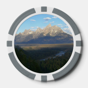 Jackson Hole-bergen (Grand Teton National Park) Poker Chips