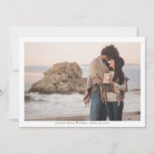Jackson Hole | Carte de mariage de destination (Dos)