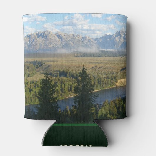 Jackson Hole Mountains en River Blikjeskoeler (Achterkant)