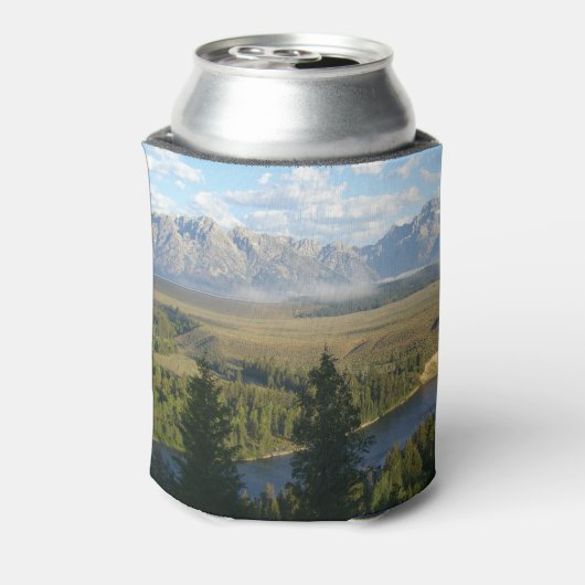 Jackson Hole Mountains en River Blikjeskoeler (Blikje Achterkant)