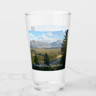 Jackson Hole Mountains en River Glas
