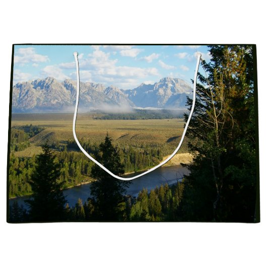 Jackson Hole Mountains en River Groot Cadeauzakje (Voorkant)