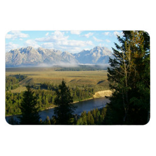 Jackson Hole Mountains en River Magneet