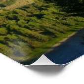 Jackson Hole Mountains en River Perfect Poster (Hoek)