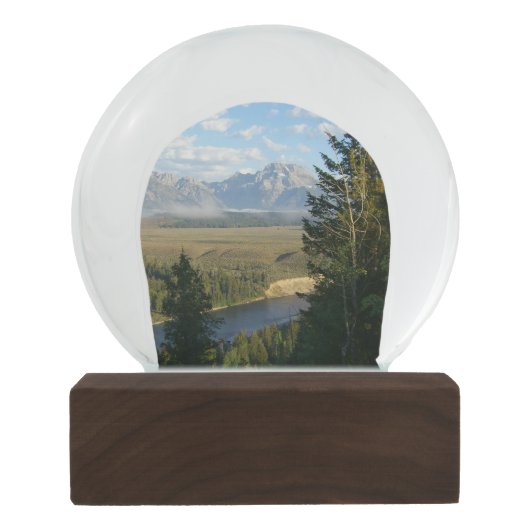 Jackson Hole Mountains en River Sneeuwbol (Achterkant)