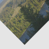 Jackson Hole Mountains en River Tissuepapier (Detail)