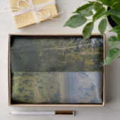 Jackson Hole Mountains en River Tissuepapier (Geschenk)