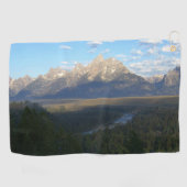 Jackson Hole Mountains (Nationaal Park Grand Teton Golfhanddoek (Horizontaal)