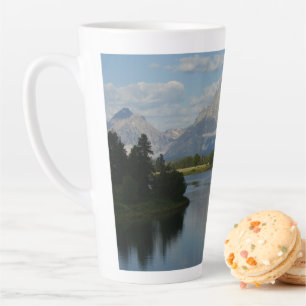Jackson Hole, rivier in Grand Teton National Park Latte Mok
