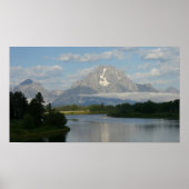 Jackson Hole, rivier in Grand Teton National Park Poster (Voorkant)