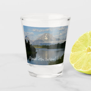Jackson Hole-rivier in Grand Teton National Park Shot Glas