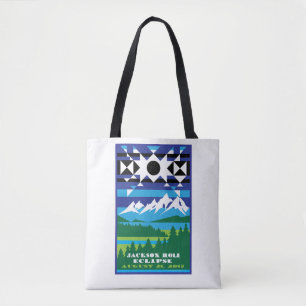 Jackson Hole Solar Eclipse Canvas tas