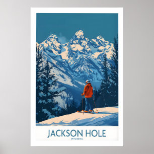Jackson Hole-wanddecoratie - Wyoming 1 Poster