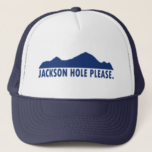 Jackson Hole Wyoming Alstublieft Trucker Pet