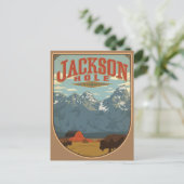 Jackson Hole Wyoming Briefkaart (Staand voorkant)