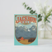 Jackson Hole Wyoming Briefkaart (Staand voorkant)