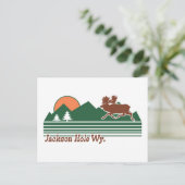 Jackson Hole Wyoming Briefkaart (Staand voorkant)