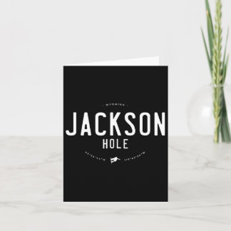Jackson Hole Wyoming Graphic Distressed  Sn Kaart