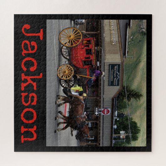 Jackson Hole Wyoming Puzzle (Horizontal)
