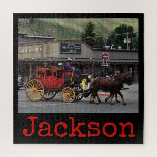 Jackson Hole Wyoming Puzzle (Vertical)