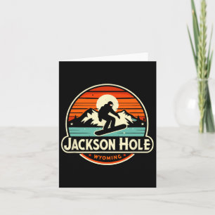 Jackson Hole Wyoming Snowboarden Kaart