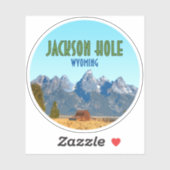 Jackson Hole Wyoming Vintage Sticker (Vel)