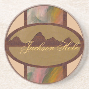 Jackson Hole Zandsteen Onderzetter