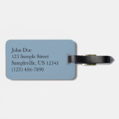 Jackson Lake Dam Reflection in Grand Teton Park Bagagelabel (Achterkant horizontaal)