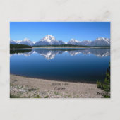 Jackson Lake, Wyoming Briefkaart (Achterkant)