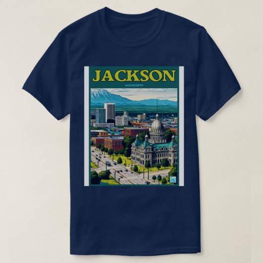 Jackson Mississippi T-shirt (Design voorkant)
