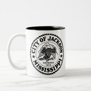 Jackson Mississippi Tweekleurige Koffiemok