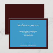 Jackson RSVP Bar Mitzvah Informatiekaartje (Voorkant / Achterkant)