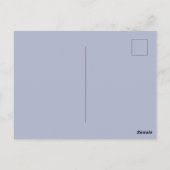 Jackson’s Chameleon with Hibiscus  Briefkaart (Achterkant)